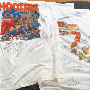 Hooters brand T-shirts
